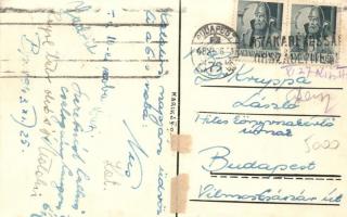 1943 Pinocchio, handmade postcard, s: Karikó (EK)