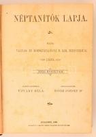 1898 Néptanítók lapja, 1898, XXXI. évfolyam, 1-52. szám, 49.,51. számok hiányoznak. Majd nem teljes évfolyam. Szerk.: Ujváry Béla, Dr. Göőz József. Budapest, 1898, Vallás- és Közoktatásügyi M. Kir. Ministerium, Magyar Királyi Egyetemi Nyomda. Korabeli átkötött kopottas félvászon kötés, márványozott lapélekkel, pár helyen ceruzás aláhúzásokkal. Jó állapotban.