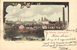 1899 Szatmárnémeti, Szatmár, Satu Mare; Art Nouveau, kiadja Löwy Miksa