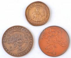 5db-os emlékérem és plakett tétel, benne "Magyar Nemzetért éremsorozat - Az erdélyi menekülteké...