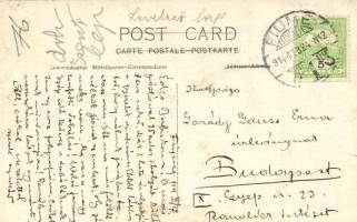 1914 Fiume, Klotild mentőhajó, kormány, tengerész / rescue ship, steering, mariner, photo (fa)