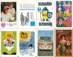 1974-1989 40 db reklámos kártyanaptár