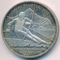 Németország 2010. 10E Ag "Sí Világbajnokság - 2011" T:1- patina  Germany 2010. 10 Euro Ag "Fis Alpine Ski WM - 2011" C:AU patina Krause KM# 292