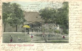 Tiszaladány, Nagy-Homokos; villa, törpék (EK)