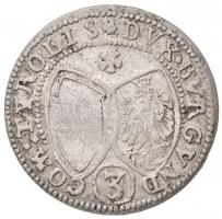 Ausztria 1639. 3kr Ag "Ferdinánd Károly" Hall (1,55g) T:2,2-
Austria 1639. 3 Kreuzer &quo...