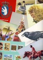 40db modern Izalnd, főleg motívum lapok