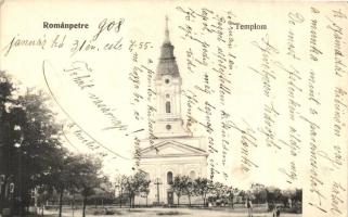 Petre, Románpetre, Petrovoszello; Templom / church (kis szakadás / small tear)