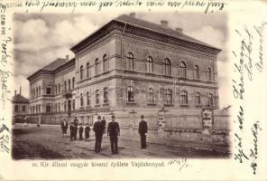 Vajdahunyad, Hunedoara; Állami vasgyár hivatal épülete, Adler Alfréd fényképész / iron factory offices  (EK)