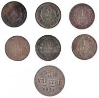 1851B 1kr Cu + 1860B 1kr Cu + 1885KB 1kr Cu + 1891KB 1kr Cu + 1896KB 2f Br + 1899KB 2f Br + 1901KB 2...