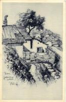 Budapest I. Régi Tabán, Gellérthegyi viskók s: Helbing Ferenc