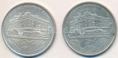 1993. 200Ft Ag "MNB" (2x) T:2 Adamo F13