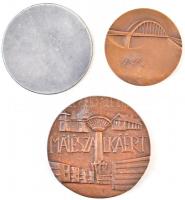 9db-os emlékérem és plakett tétel, magyar városok: Kecskemét, Békéscsaba, Jászberény, Szeged, Mátész...