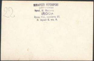 cca 1930-1940 Budapest, Ünnepség résztvevői, miniszterek, katonatisztek, Budapesti Fotóriport Iroda,...