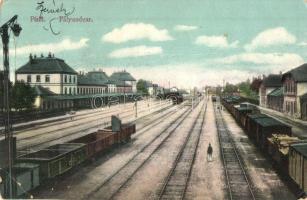 Piski, Simeria; vasútállomás / railway station (EK)