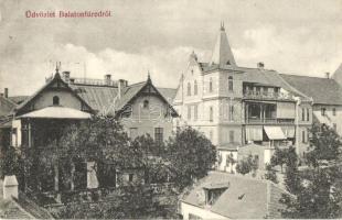 Balatonfüred, villák, kiadja Grüner Simon