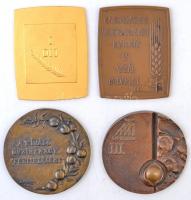 9db-os kiállítási érem tétel, közte aranyozott, ezüstözött darabok: 1980. "OMÉK III / 69. Orszá...