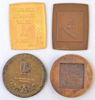 9db-os kiállítási érem tétel, közte aranyozott, ezüstözött darabok: 1980. "OMÉK III / 69. Orszá...