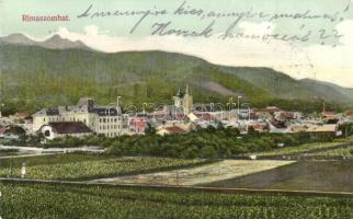 Rimaszombat, Rimavska Sobota; Látkép, kiadja ifj. Rábely Miklós / general view (EK)
