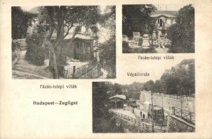 Budapest XII. Zugliget, Fácán telepi villák, villamos végállomás (r)