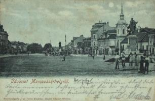 Marosvásárhely, Targu Mures; tér, kiadja Raichardsperg J. és társa / square  (EK)
