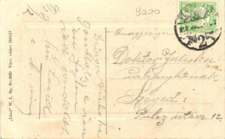 Temesvár, Timisoara; Béga részlet, Izraelita templom, zsinagóga, "Ideal" W. L. Bp. No. 667...