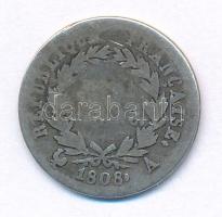 Franciaország / Első Császárság 1808A 1/2Fr Ag "Napóleon" (2,15g) T:3
France / First Empi...