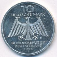 Németország 1995. 10M Ag "150 éve született Wilhelm Conrad Röntgen - 100 éves az X-sugár" ...