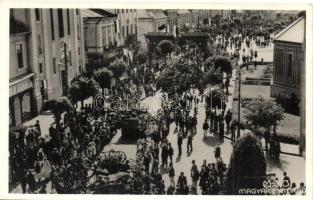 1940 Marosvásárhely, Targu Mures; bevonulás / entry of the Hungarian troops