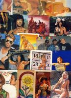 67db kártyanaptár, közte pornó