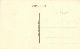 Sasvár, Sassin, Sastin; utcakép, Imrich Moro üzlete és saját kiadása / street view, shop