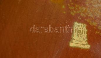 Zsolnay eozinmázas fekvő akt, jelzett, hibátlan, 24x14x12 cm