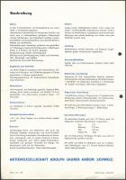 cca 1940 Saurer dízel tehergépkocsi reklám brosúra / Saurer Diesel 5CT1D Lastwagen picture info book...