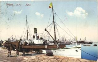 SS Primero in Trieste port (Rb)