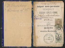 1877 A budapesti kávés ipartársulat szabály- és segédek egyleti könyve + A budapesti kávéssegédek eg...