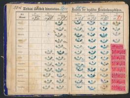 1877 A budapesti kávés ipartársulat szabály- és segédek egyleti könyve + A budapesti kávéssegédek eg...