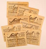 1948 A Népsportcímű napilap IV. évfolyamának 8 db száma, sok érdekes cikkel a magyarok sikereiről az olimpián