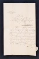 1903 Wiettinghof Gyula (1867-1909) m. kir. központi dohányjövedéki igazgatósági titkári kinevezése é...
