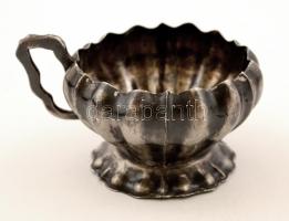 Ezüst(Ag) szósztartó, jelzett, 6x4 cm, nettó: 30,6 g