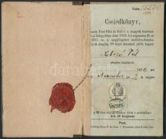 1870 Vecsés, cselédkönyv