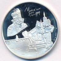 Csóka Zsuzsa (1962-) DN "Zrínyi Miklós / Szigetvár (31.40g/0.925/42mm) T:PP ujjlenyomat