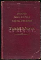 1921 A budapesti Cipész ipartestület tagsági könyve sok bélyegzéssel