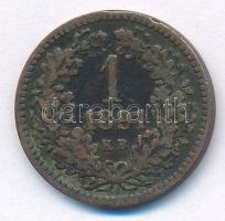 1891KB 1kr Cu "Fiume címer" T:2-