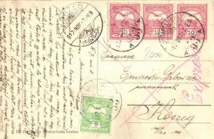 Budapest XI. Átlós út és Fadrusz utca, Bohém Nagykávéház, Leffler-féle dohánytőzsde kiadása