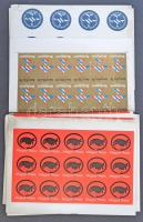 70-es évek postai matricái, levélzárói, cimkéi 2 dossziéban