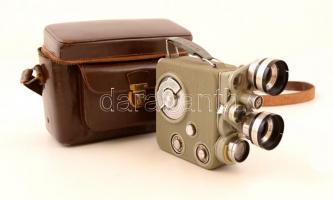 Eumig filmfelvevő kamera eredeti tokkal, hozzá filmmel