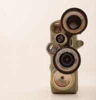 Eumig filmfelvevő kamera eredeti tokkal, hozzá filmmel