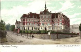 Pozsony, Pressburg, Bratislava; Mária árvaház / orphanage (EK)