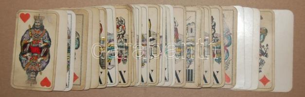 cca 1900 tarokk kártya pakli (erősen hiányos)
