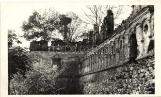 Gyergyószárhegy, Szárhegy, Lazarea; A gróf Lázár család kastélyának romjai / castle ruins (EK)
