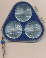 1977. 200Ft Ag 3xklf "Magyar festők II. / Csontváry, Mányoki, Rippl-Rónai" sor, eredeti pl...